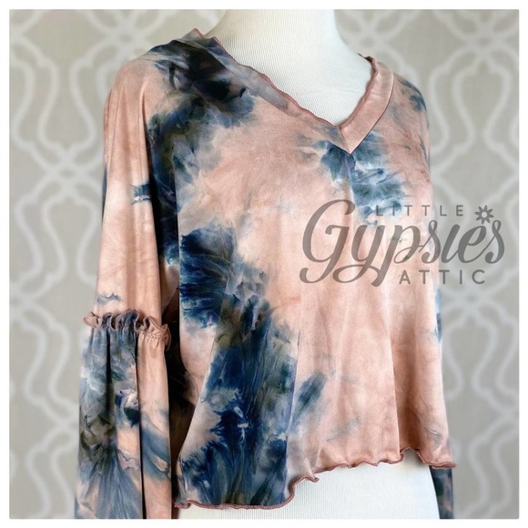 Galaxy Tie Dye Lux Comfort Top - Picture 6 of 15